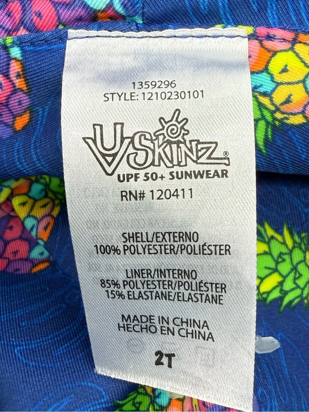 UV‎ Skinz Girl's Reversible Hat, UPF 50+ Sun Protection, 2T